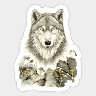 Wolf Sticker